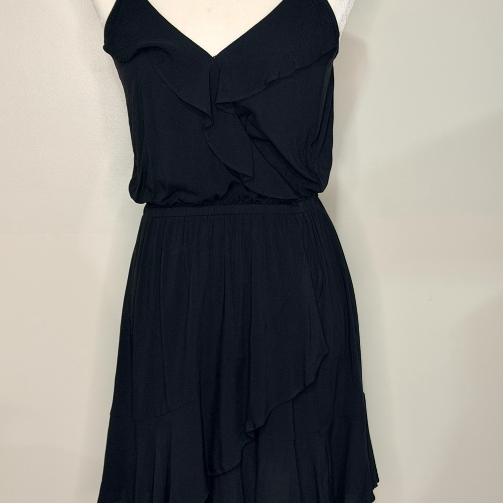 Express Black Asymmetrical Dress